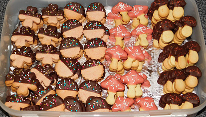 Pudinkové slepované cukroví