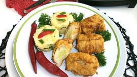 Smažený pórek v těstíčku