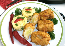 Smažený pórek v těstíčku