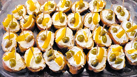 Česnekové jednohubky