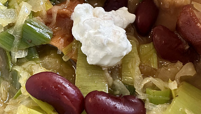 Chalupářská zimní fazolačka, Zelňačka FAZOLAČKA ♥️