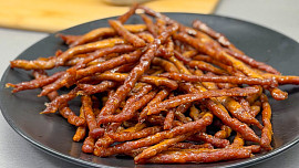 Domácí jerky tyčinky