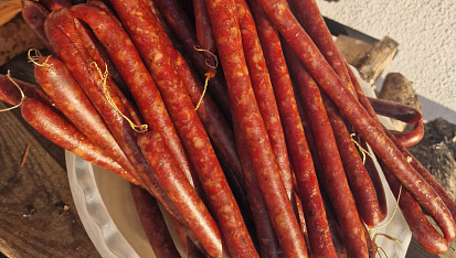 Frankfurterky (klobásky), Vyuzené