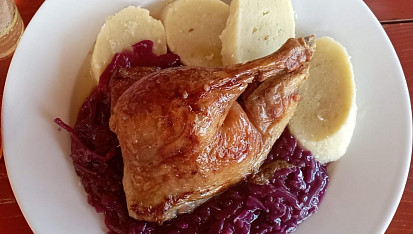 Husa a kachna pečená