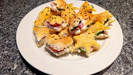 Jednohubky z listového těsta