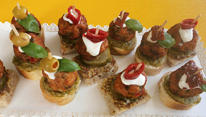 Masové kuličky s Nivou