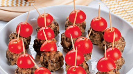 Pečené masovo-sýrové kuličky