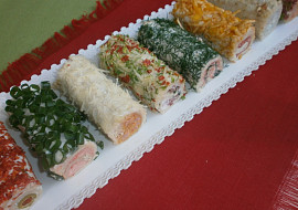 Roládky z toustového chleba