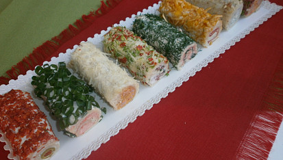 Roládky z toustového chleba