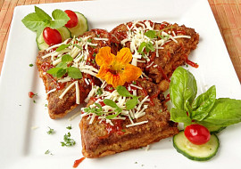 Smažené topinky s mletým masem