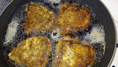 Smažené topinky s mletým masem