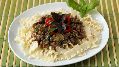 Babiččiny nudle s játry