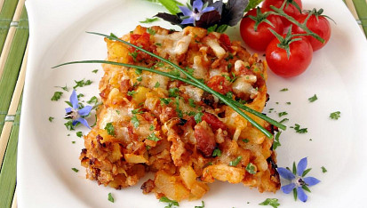 Zapečené bulharské brambory