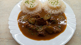 Hovězí kostky po znojemsku