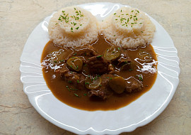 Hovězí kostky po znojemsku