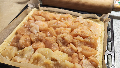 Jablkový nezavinutý závin