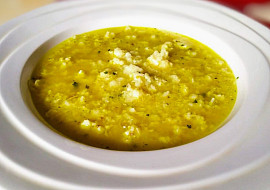 Kmínová polévka s uzeným vývarem