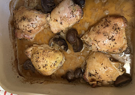 Kuřecí maso s houbami (Kuřátko na houbáchf ♥️)