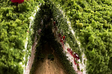 Uvnitř dortíku maliny :)