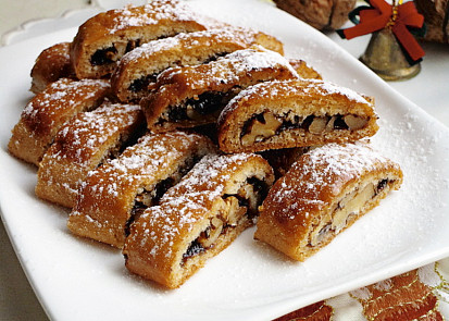 Medové tyčinky s povidly