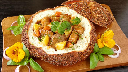 Pivní guláš z vepřové plece