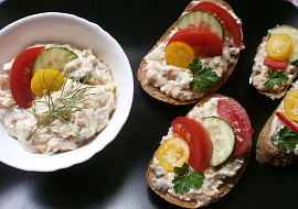 Rybí pomazánka z vařené ryby