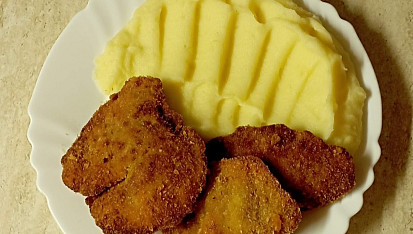 Smažená králičí játra