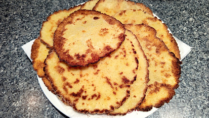 Bramborové placky s tečkami