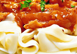 Filé na celeru s rajským pyré