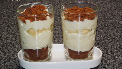 Krtkův pohár s tvarohovo-pudinkovým krémem