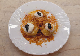 Ovocno-tvarohovo-strouhankové knedlíky