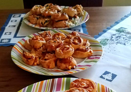 Šneky se špenátem (Šneky slaninové a se špenátem)