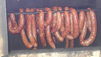 Domácí vepřové klobásy