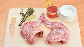 Králičí rajčatové ragú