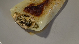 Paprika se sýrem pečená