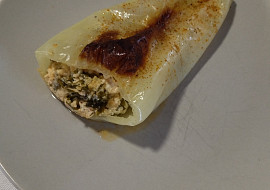 Paprika se sýrem pečená