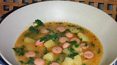 Frankfurtská polévka s bramborami