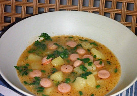 Frankfurtská polévka s bramborami