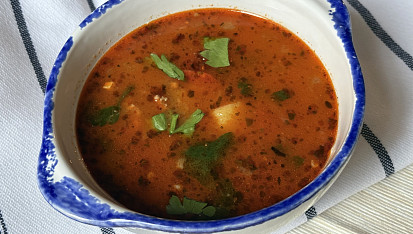 Gulášová polévka z mletého masa II