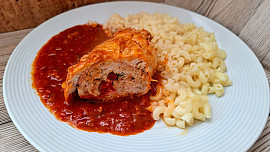 Kuřecí závitky na ajvaru