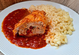 Kuřecí závitky na ajvaru