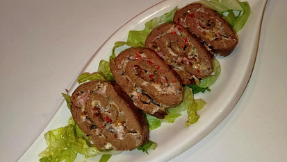 Roláda z kuřecích jater