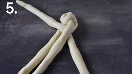 Vánoční vrkoče (vánočky ze čtyř pramenů)