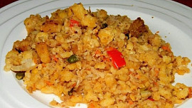 Zapečené drobení se zeleninou