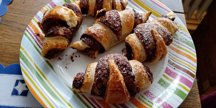 Croissanty s Nutellou