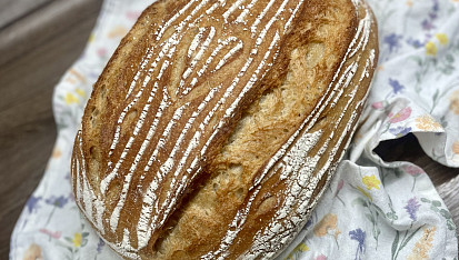 Domácí kmínový chleba přes noc