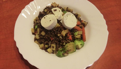 Francouzský čočkový salát