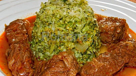 Hovězí maso s brokolicovou rýží (vhodné pro diabetiky)