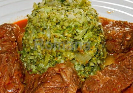 Hovězí maso s brokolicovou rýží (vhodné pro diabetiky)