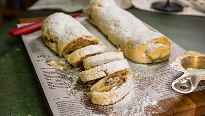 Jablečný závin podle Laďky Něrgešové